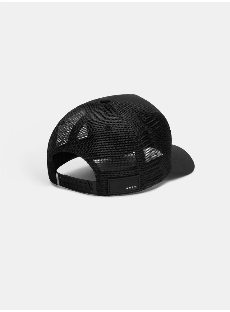 Amiri BONES STACKED TRUCKER HAT - Black
