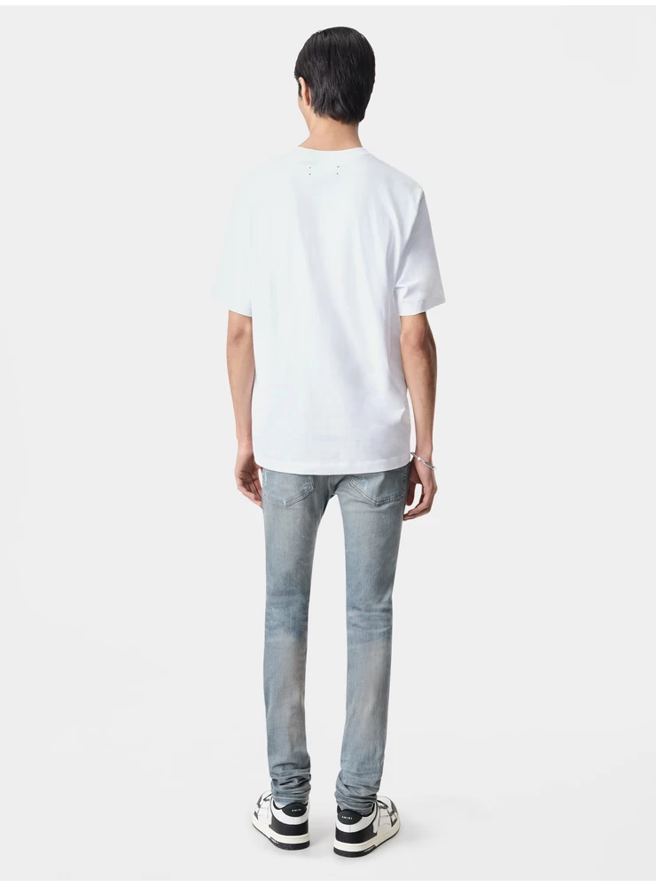 アミリ スタック ジーンズ - クレイ インディゴ