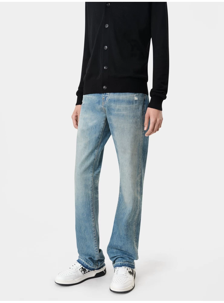 Amiri RELEASED HEM STRAIGHT JEAN - Crafted Indigo