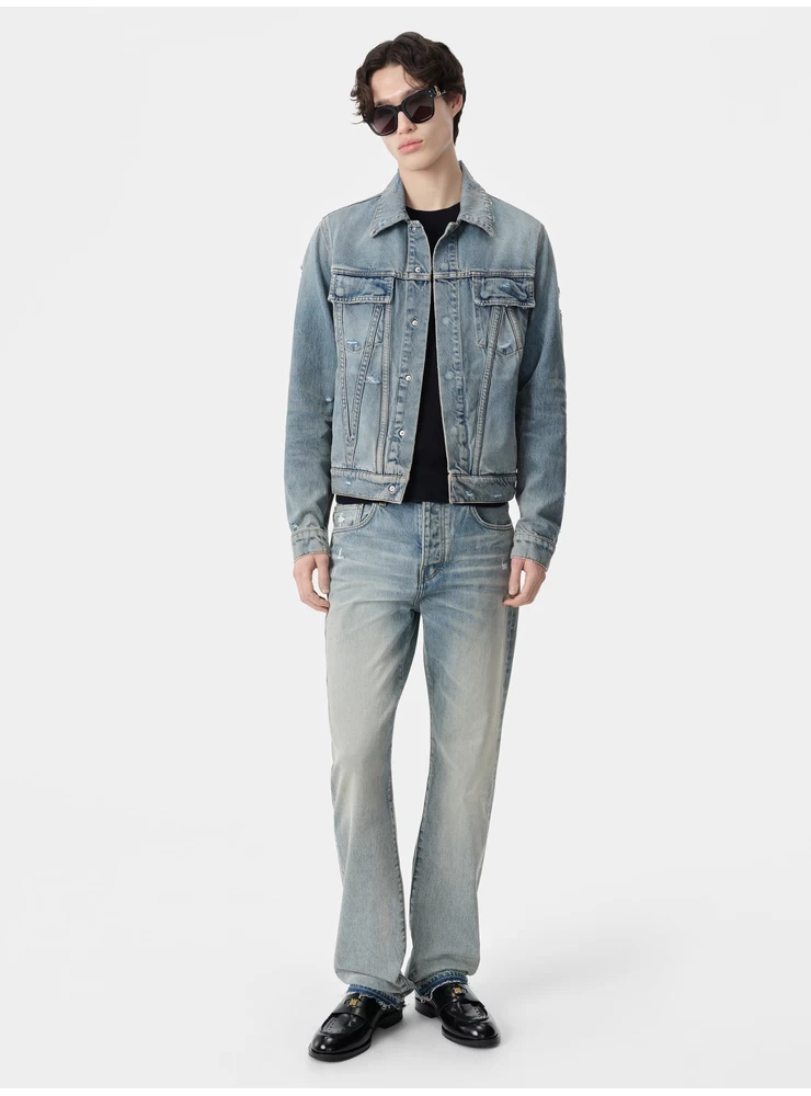 Amiri RELEASED HEM STRAIGHT JEAN - Antique Indigo