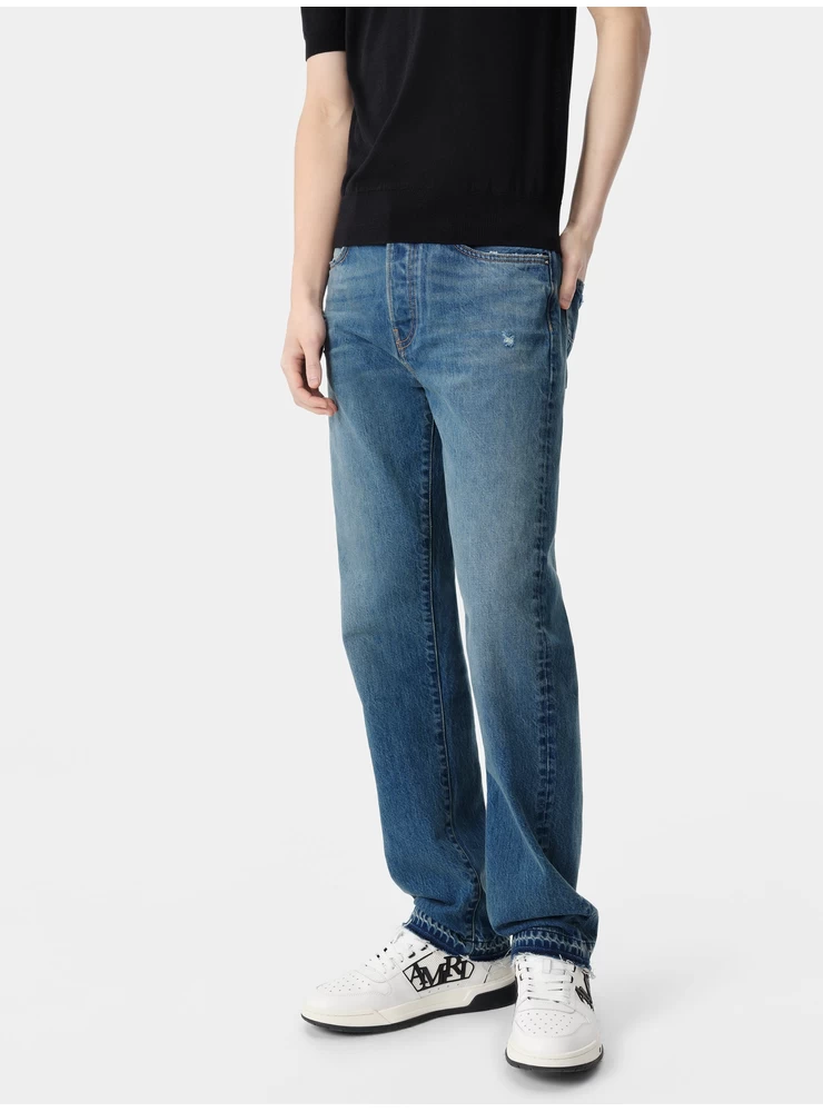 Amiri RELEASED HEM STRAIGHT JEAN - Dark Indigo
