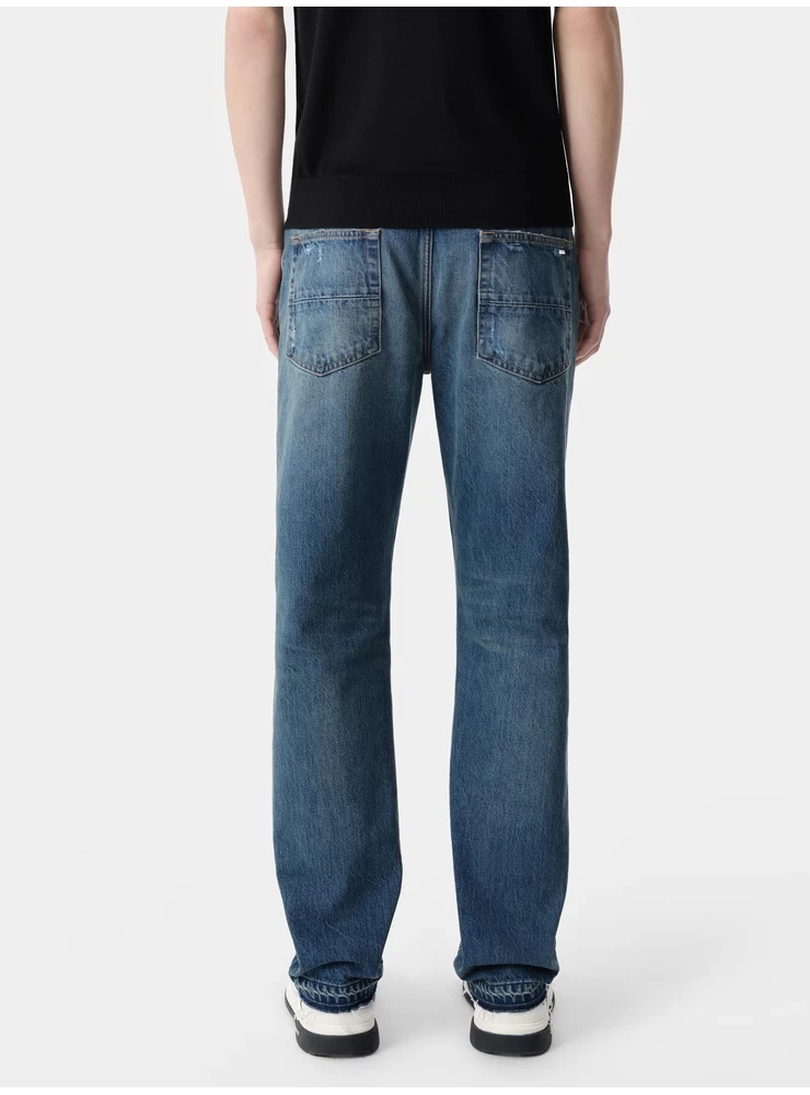 Amiri RELEASED HEM STRAIGHT JEAN - Dark Indigo