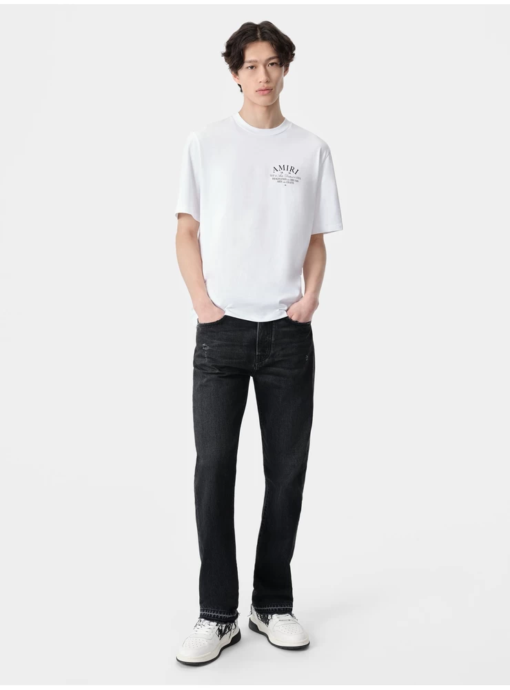 Amiri RELEASED HEM STRAIGHT JEAN - Vintage Black