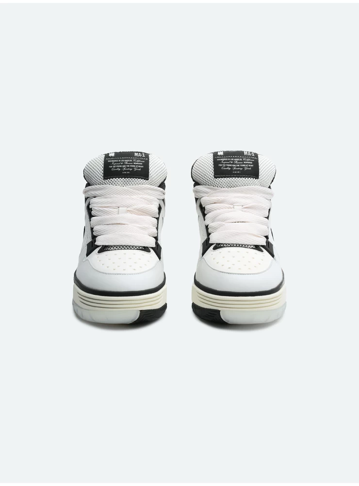 Amiri MA-1 - WHITE / BLACK-NAPPA