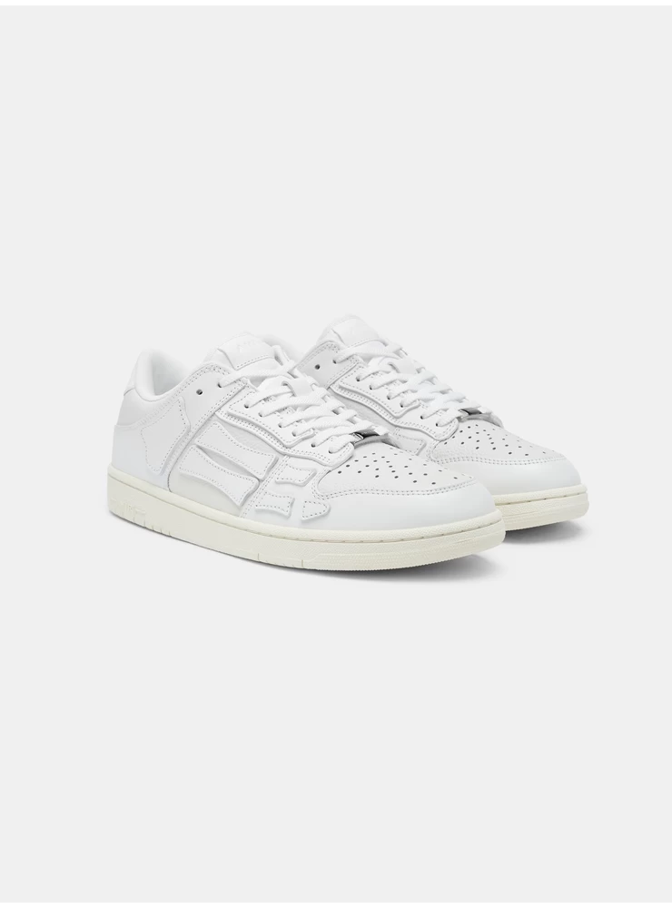 Amiri SKEL-TOP LOW - WHITE/WHITE/VINTAGE