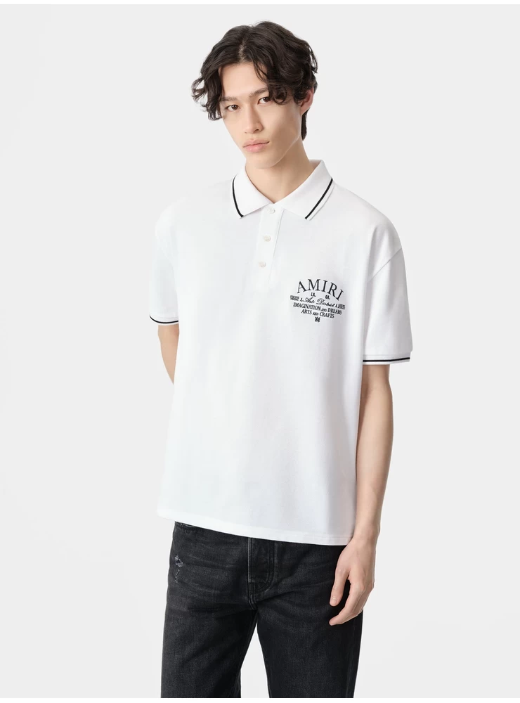 Amiri AMIRI ARTS DISTRICT POLO - White