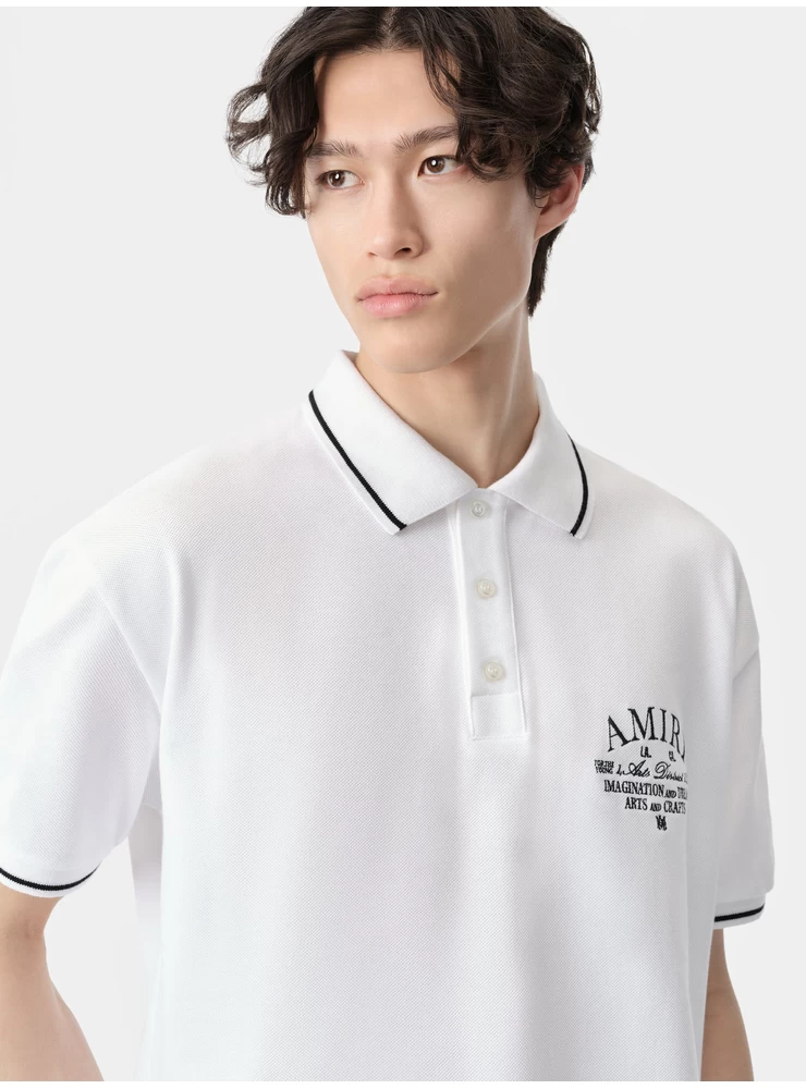 Amiri AMIRI ARTS DISTRICT POLO - White