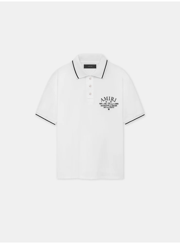 Amiri AMIRI ARTS DISTRICT POLO - White