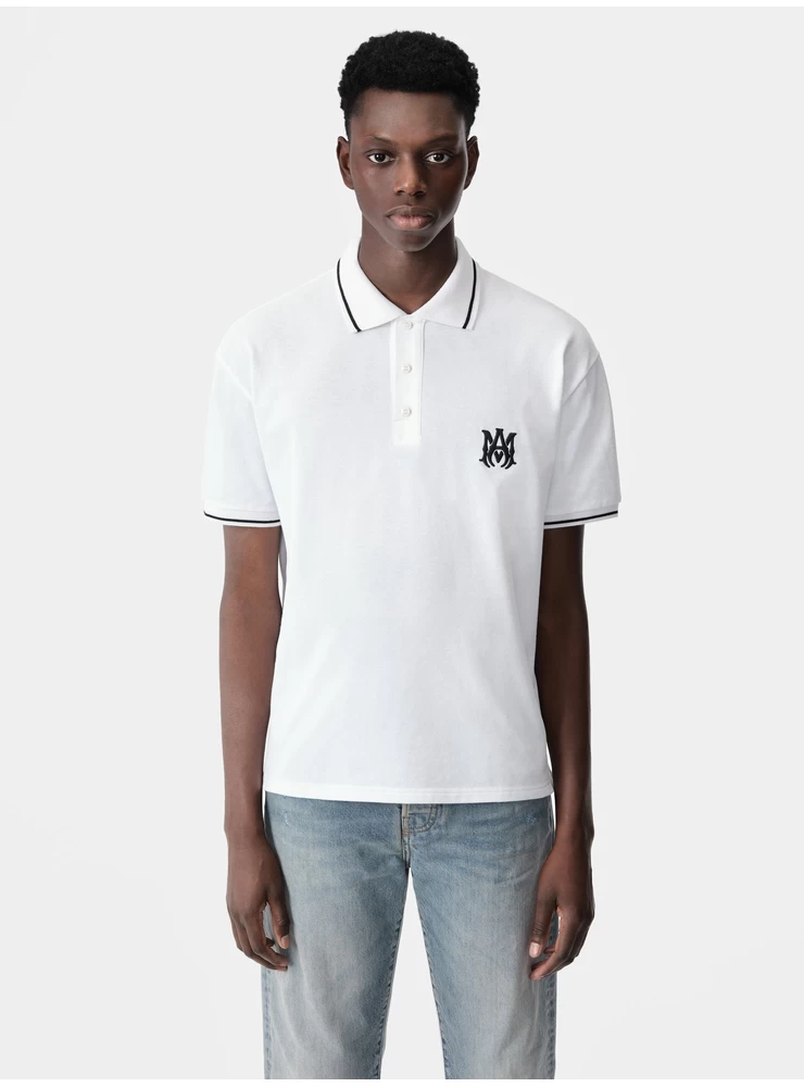 Amiri MA CORE LOGO POLO - White