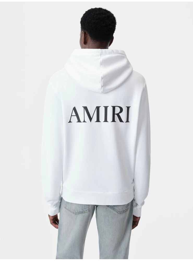 Amiri MA CORE LOGO HOODIE - White