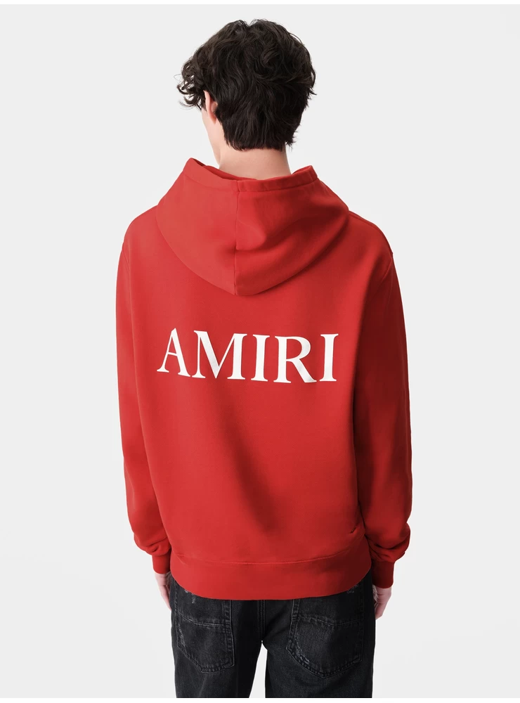 Amiri MA CORE LOGO HOODIE - Red