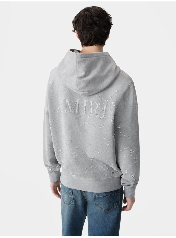 Толстовка с вышивкой Amiri Ma - серый