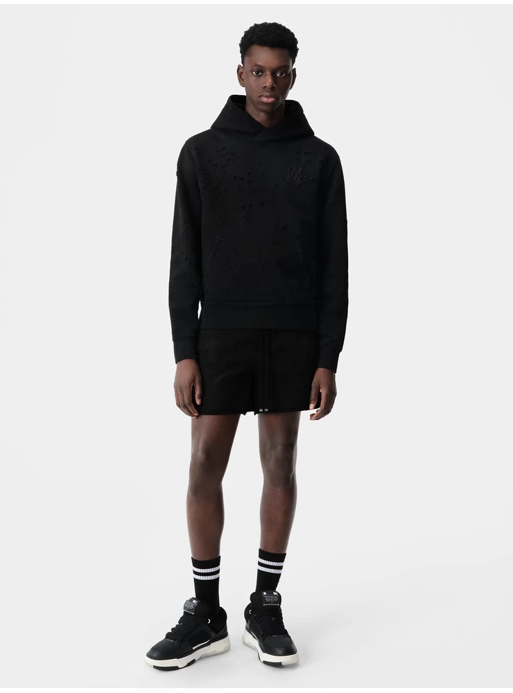 Amiri Ma Shotgun Tikitud Kapuuts - Must