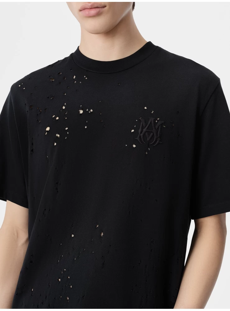 Amiri MA SHOTGUN EMBROIDERED TEE - Black