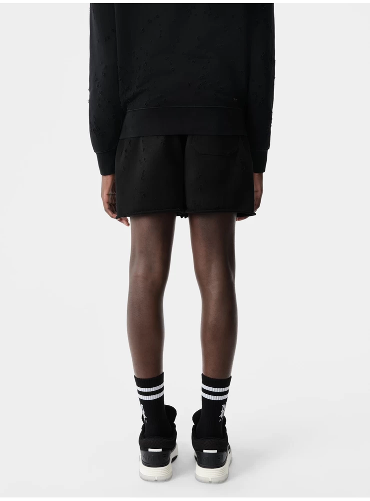 Amiri MA SHOTGUN EMBROIDERED SHORT - Black