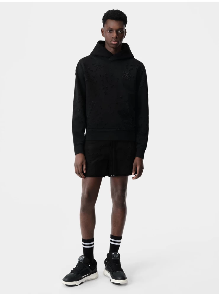 Amiri MA SHOTGUN EMBROIDERED SHORT - Black