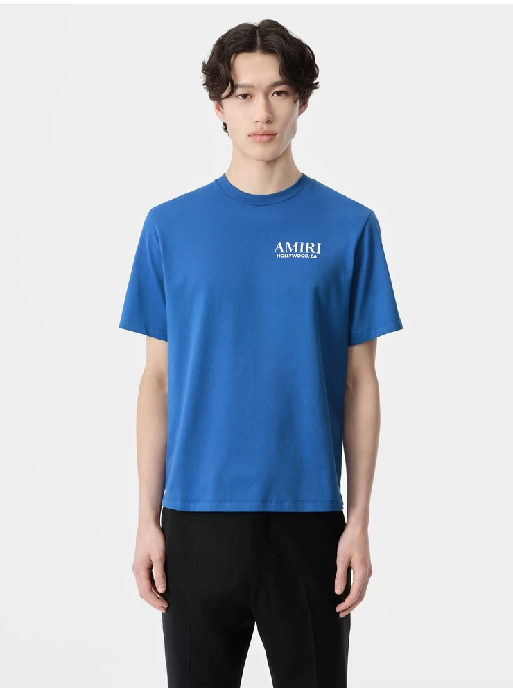 Amiri BONES STACKED TEE - Blue