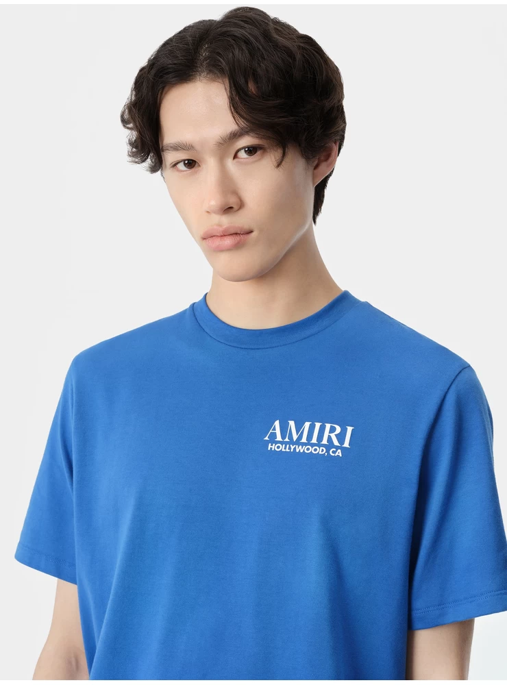 Amiri BONES STACKED TEE - Blue
