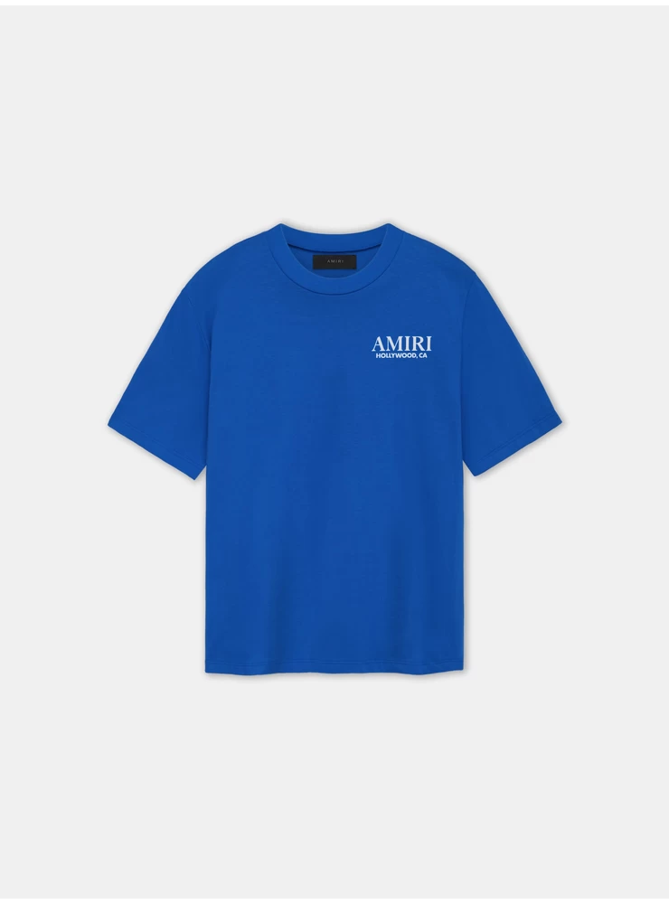 Amiri BONES STACKED TEE - Blue