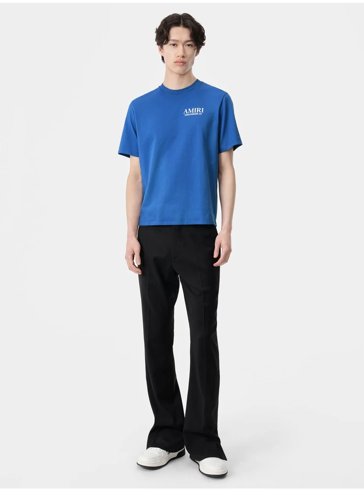 Amiri BONES STACKED TEE - Blue
