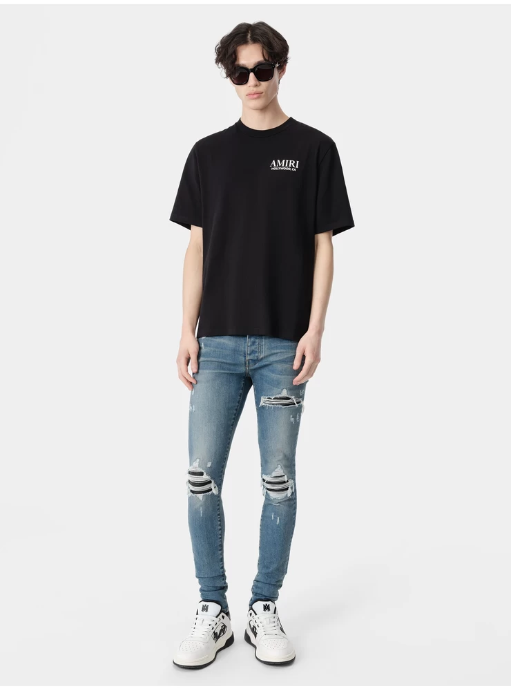 Amiri BONES STACKED TEE - Black