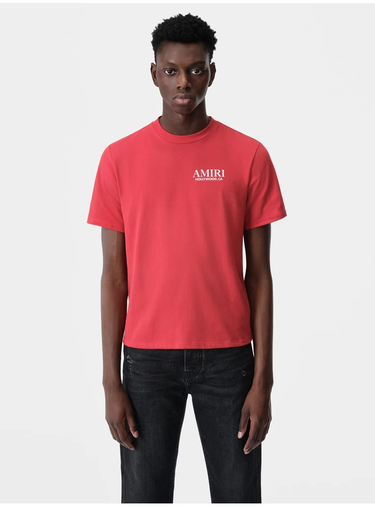 Amiri BONES STACKED TEE - Red