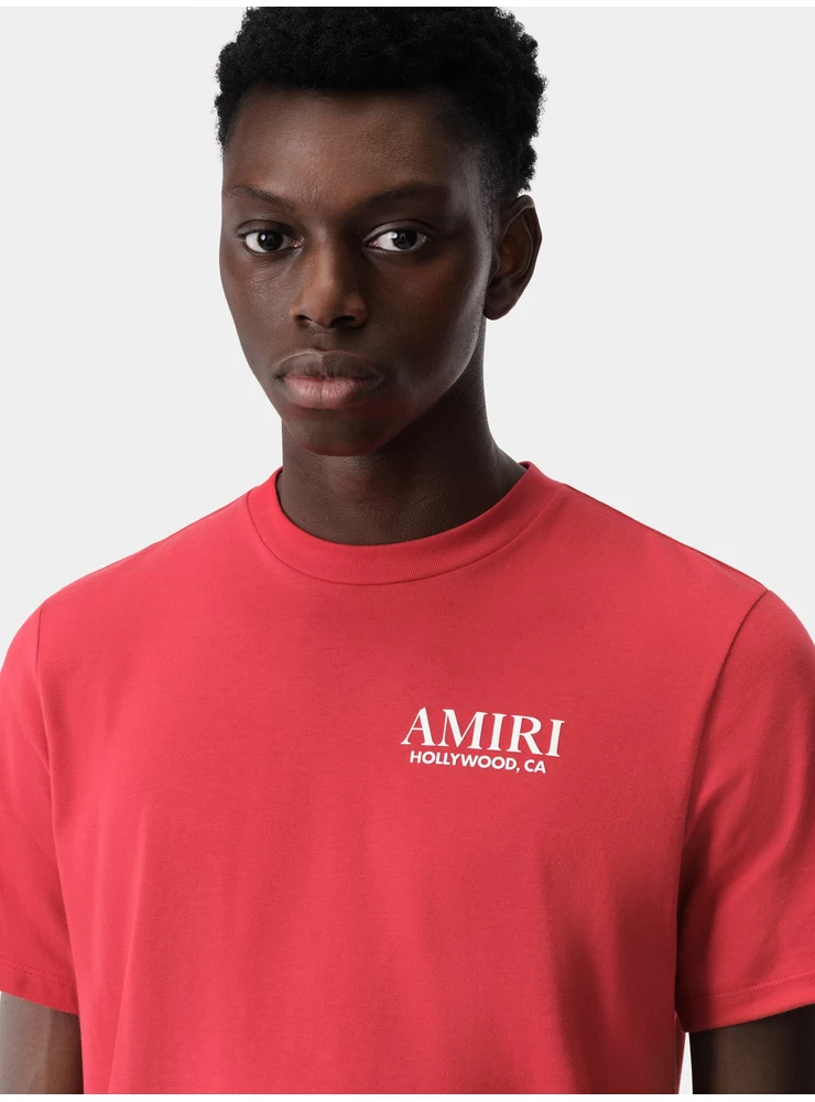 Amiri BONES STACKED TEE - Red