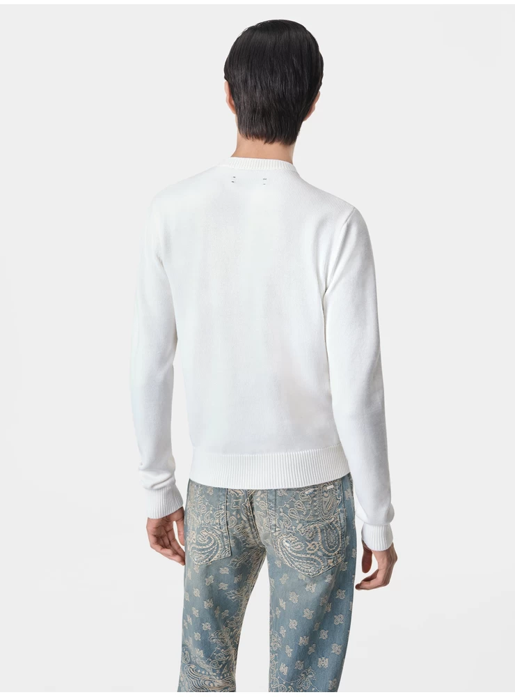 Amiri AMIRI ARTS DISTRICT CREWNECK - Alabaster