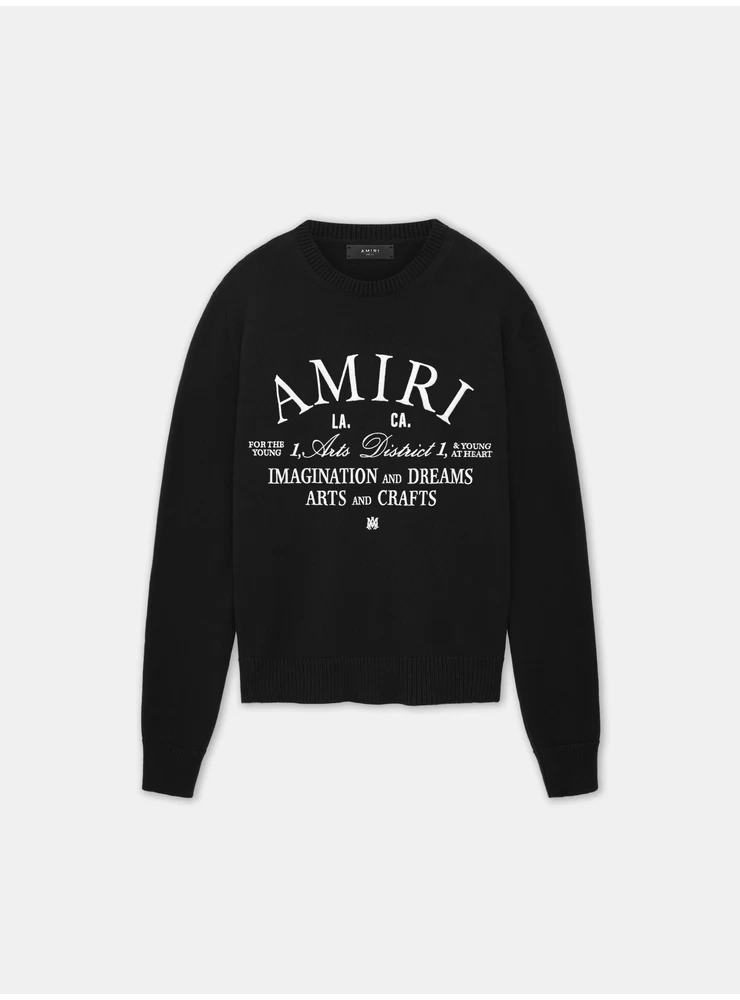 Amiri AMIRI ARTS DISTRICT CREW - Black