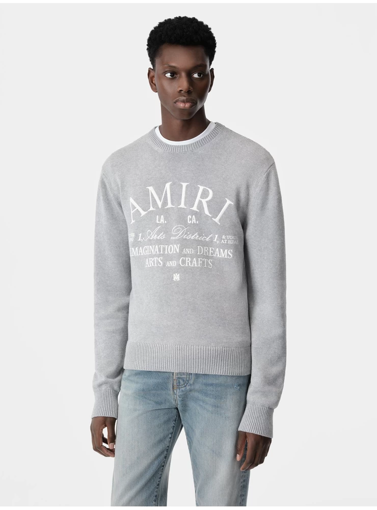Amiri AMIRI ARTS DISTRICT CREW - Grey
