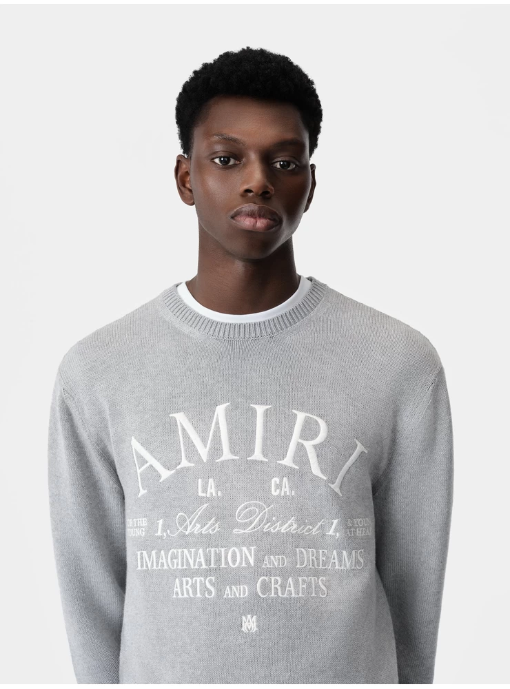 Amiri AMIRI ARTS DISTRICT CREW - Grey