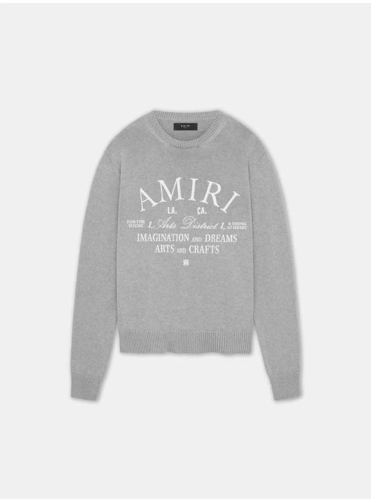 Amiri AMIRI ARTS DISTRICT CREW - Grey