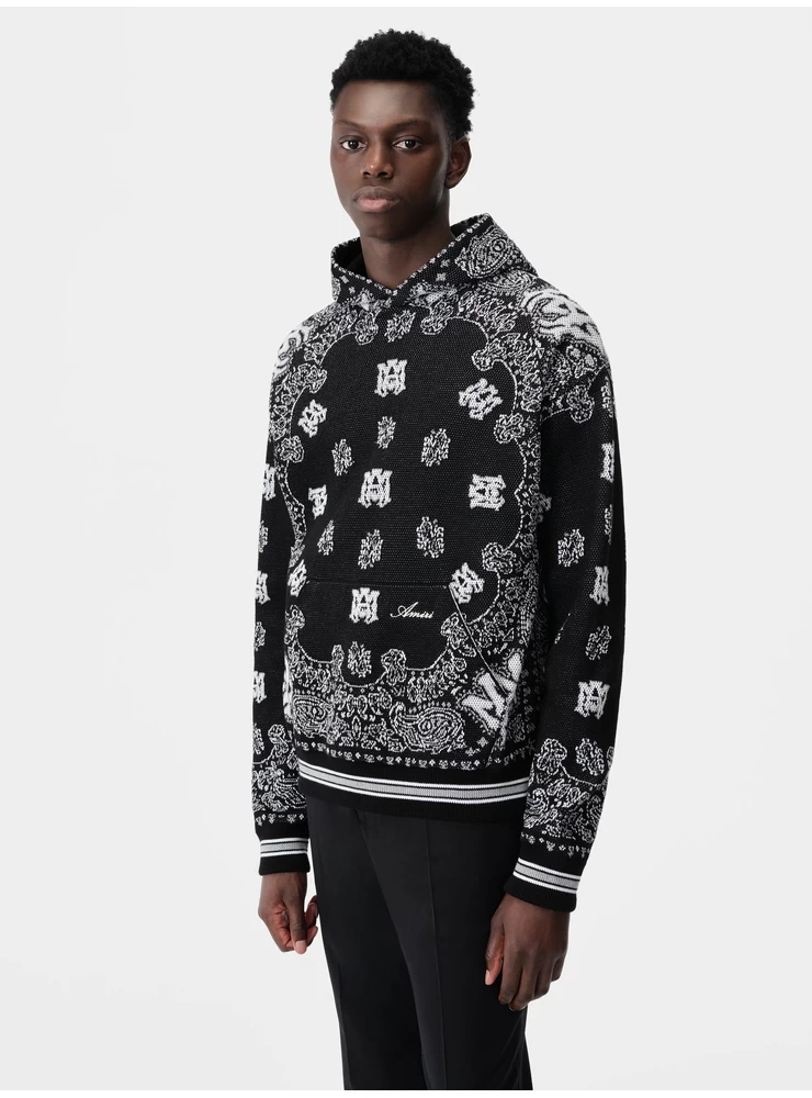 Amiri BANDANA HOODIE - Black