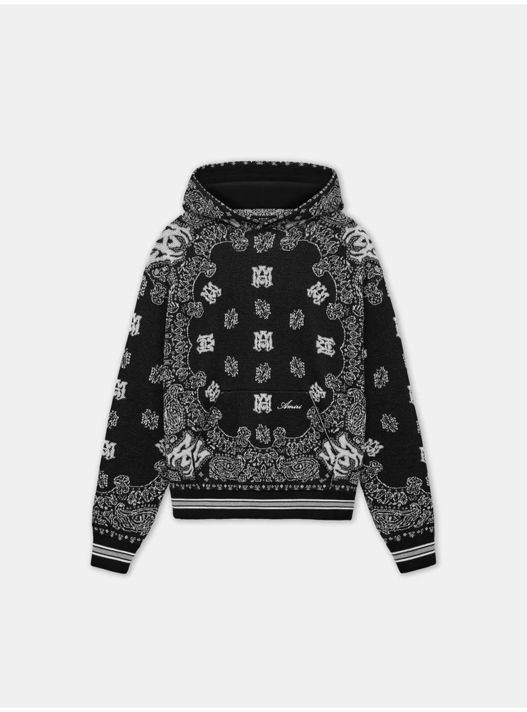 Amiri BANDANA HOODIE - Black