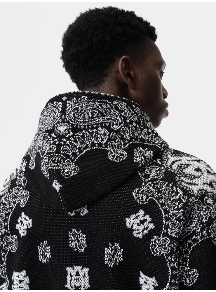 Amiri BANDANA HOODIE - Black