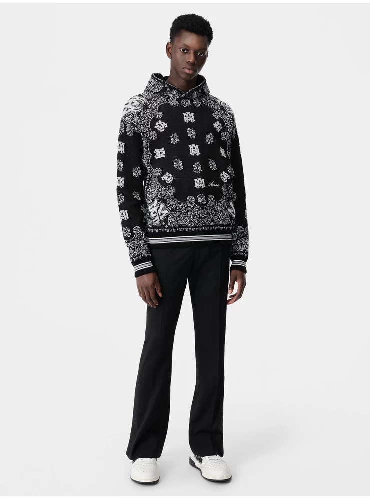 Amiri BANDANA HOODIE - Black
