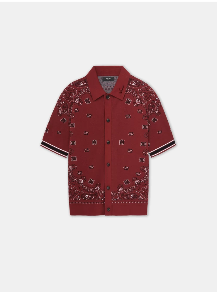 Amiri BANDANA POLO - Red