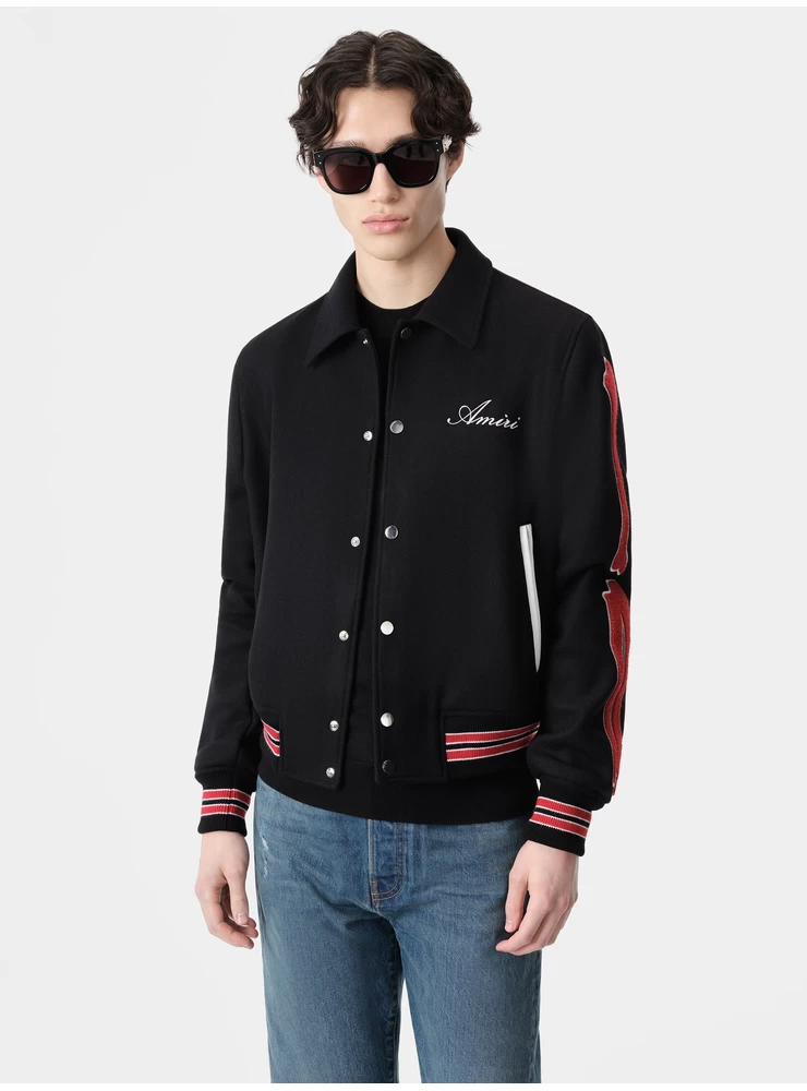 Amiri BONES JACKET - Black Red