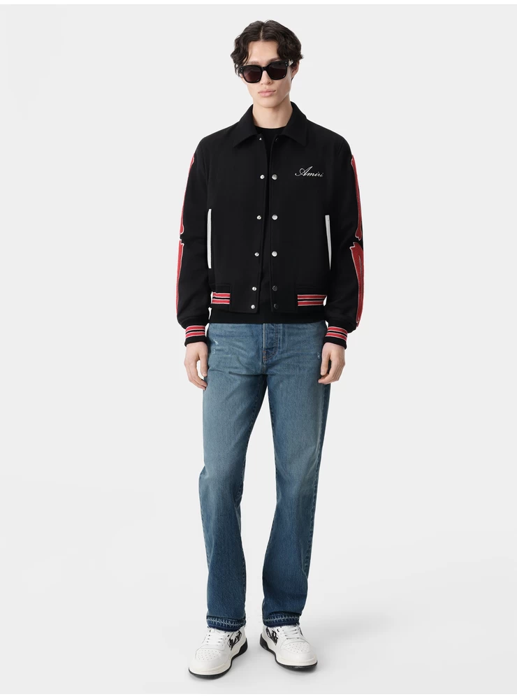 Chaqueta Amiri Huesos - Negro Rojo