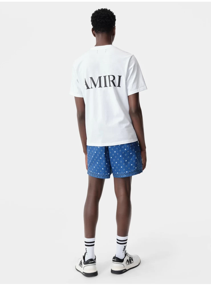 アミリ・マ ペイズリー柄 スイムトランク - ブルー