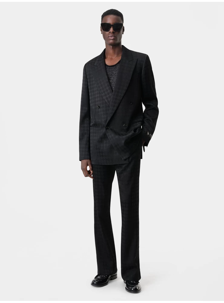 Amiri TONAL MA QUAD DOUBLE-BREASTED BLAZER - Black