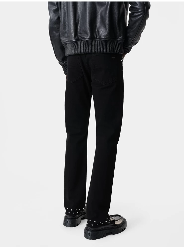 амири стар цристал слим фармерка - црна