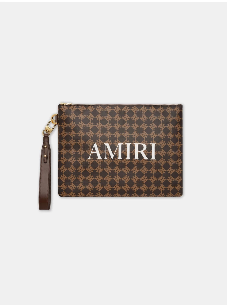 Amiri AMIRI MA QUAD LARGE POUCH - Brown