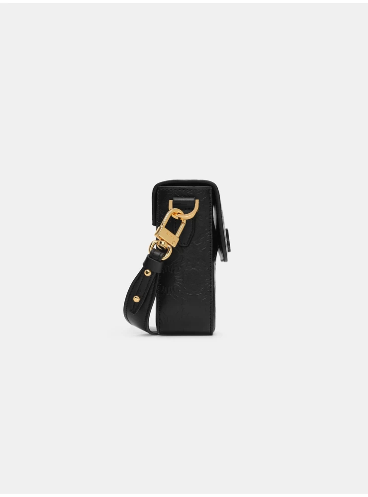 Crossbody Amiri Ma Quad Couro - Preto