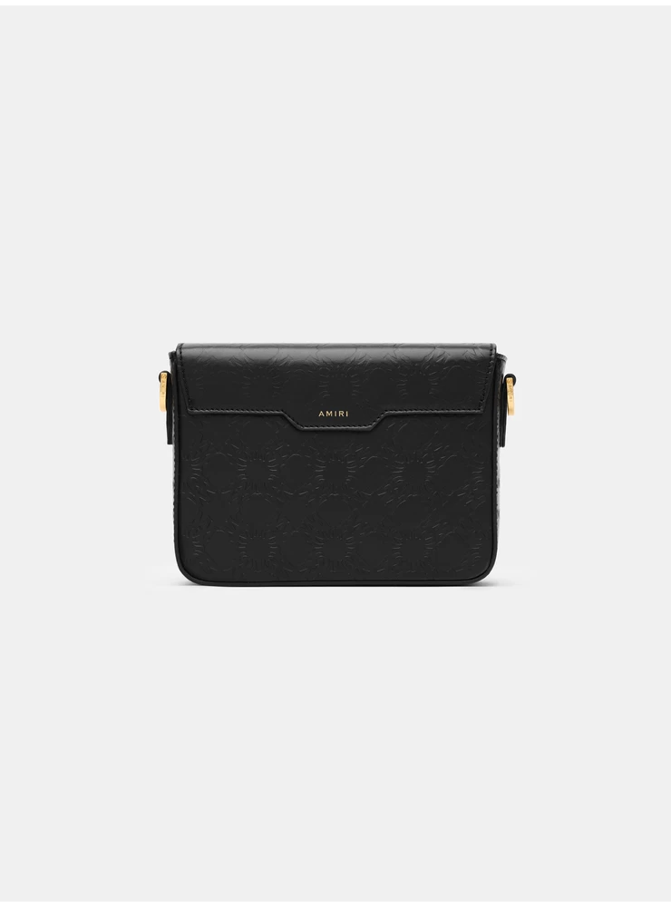 Crossbody Amiri Ma Quad Couro - Preto