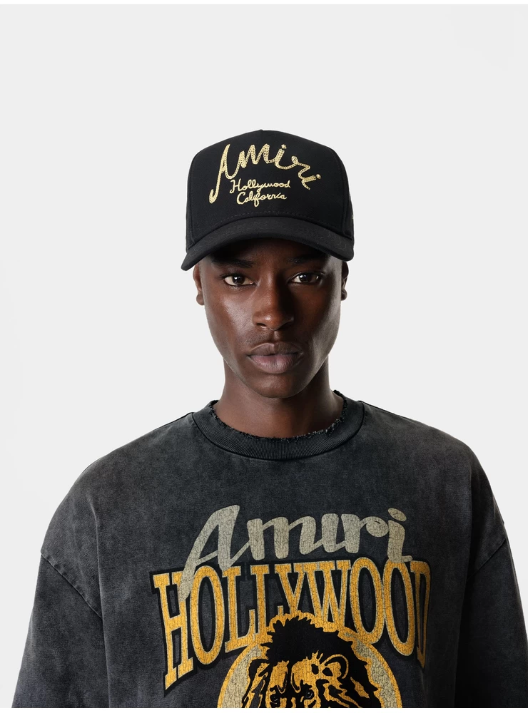 Chapéu De Lona Amiri Amiri Hollywood - Preto