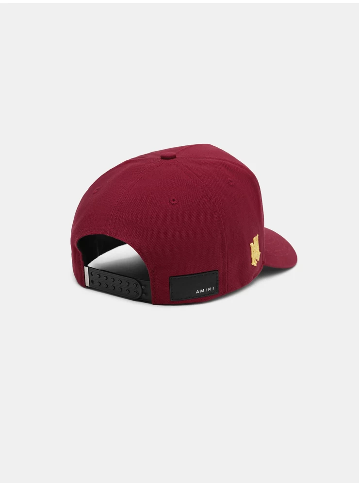 Amiri AMIRI HOLLYWOOD CANVAS HAT - Burgundy
