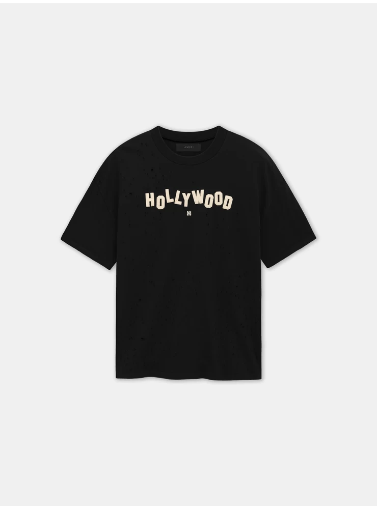 Amiri Hollywood Shotgun T-shirt Surdimensionné - Noir