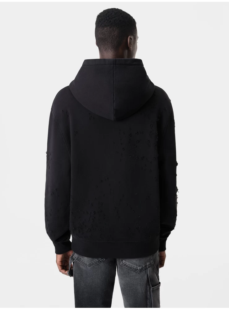 Amiri HOLLYWOOD SHOTGUN HOODIE - Black
