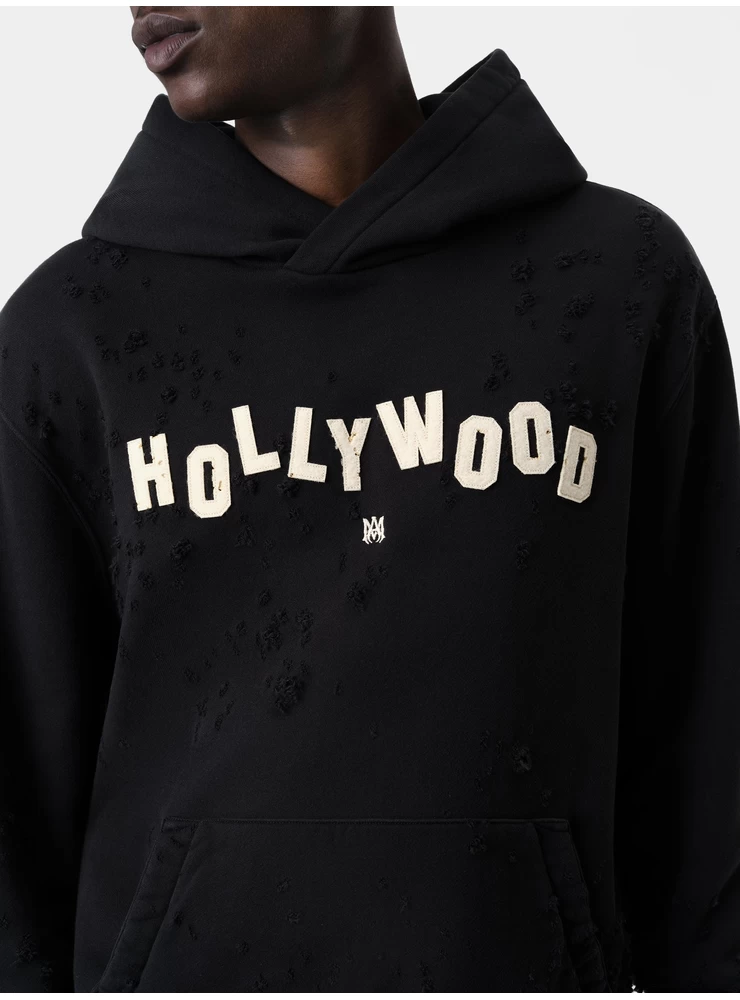 Amiri HOLLYWOOD SHOTGUN HOODIE - Black